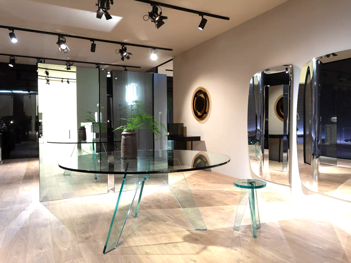 Glas Italia Crystal Stool