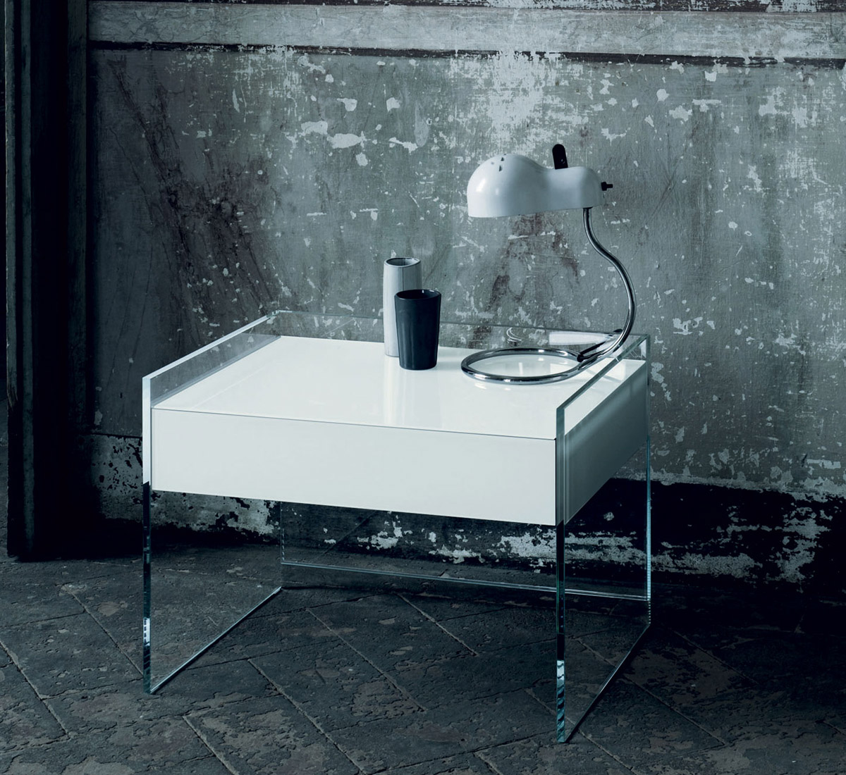 Glas Italia Float Bedside Table