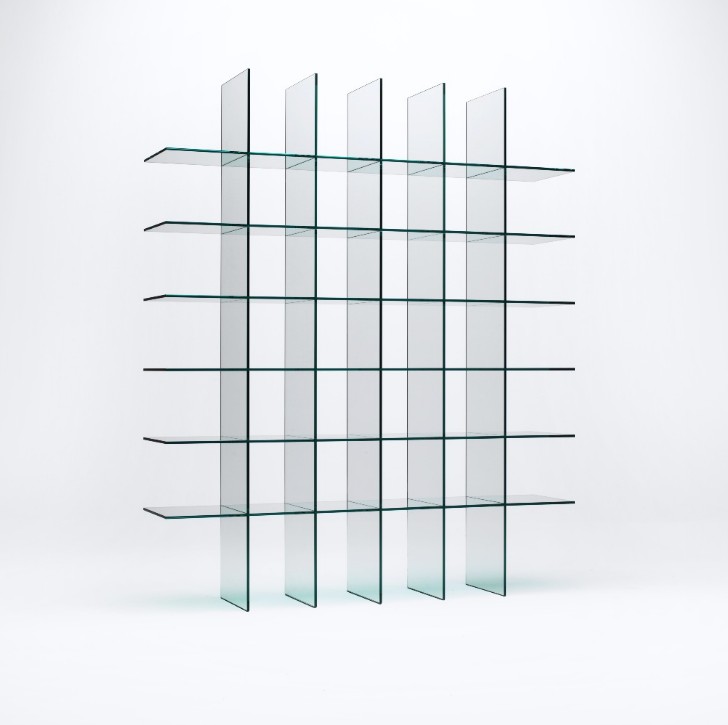 Glas Italia Glass Bookshelf 1