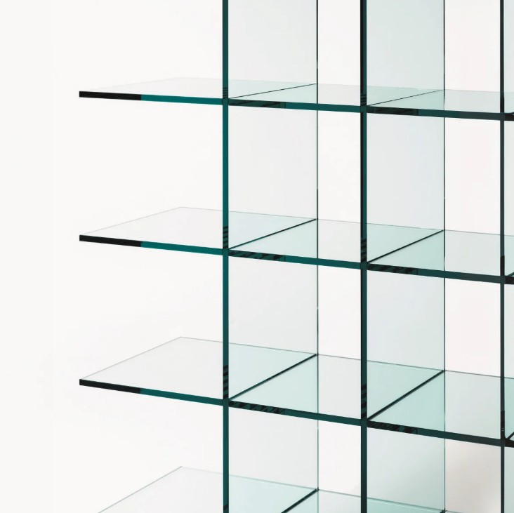 Glas Italia Glass Bookshelf 1