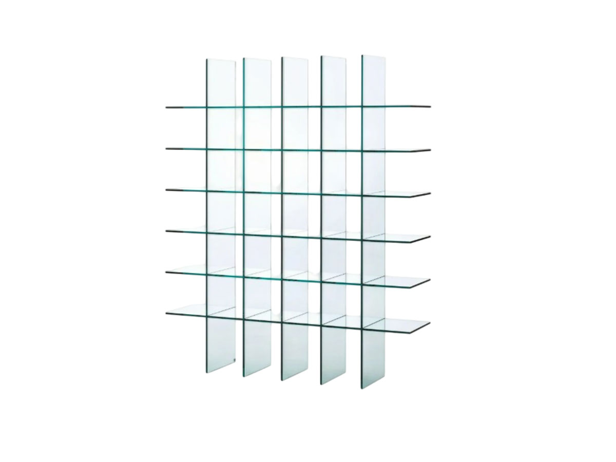 Glas Italia Glass Bookshelf 1