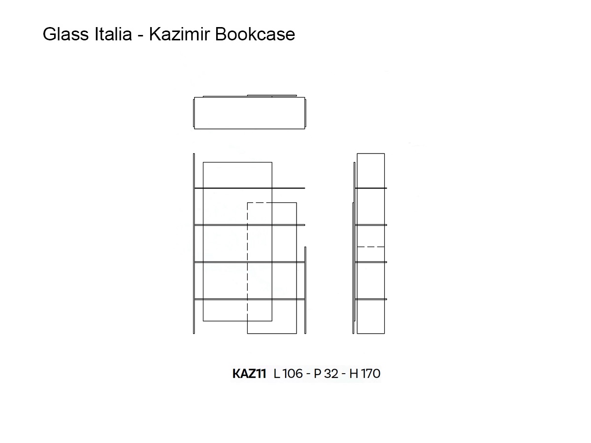 Glas Italia Kazimir Bookshelf