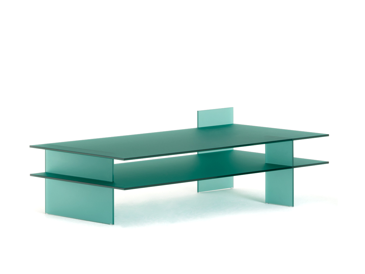 Журнальный столик Glas Italia Kazimir, прямоугольный L 130 см