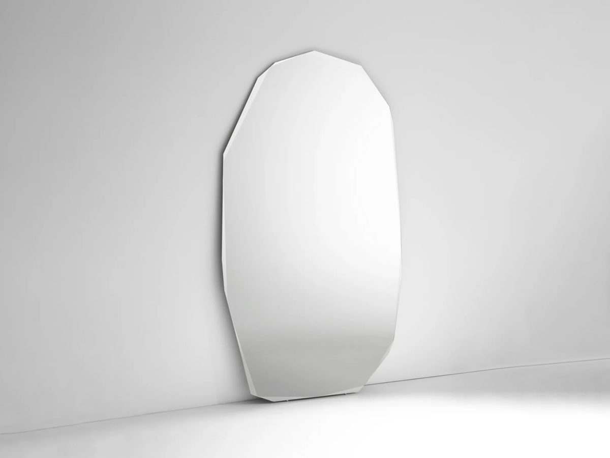 Glas Italia Kooh I Noor Floor Mirror