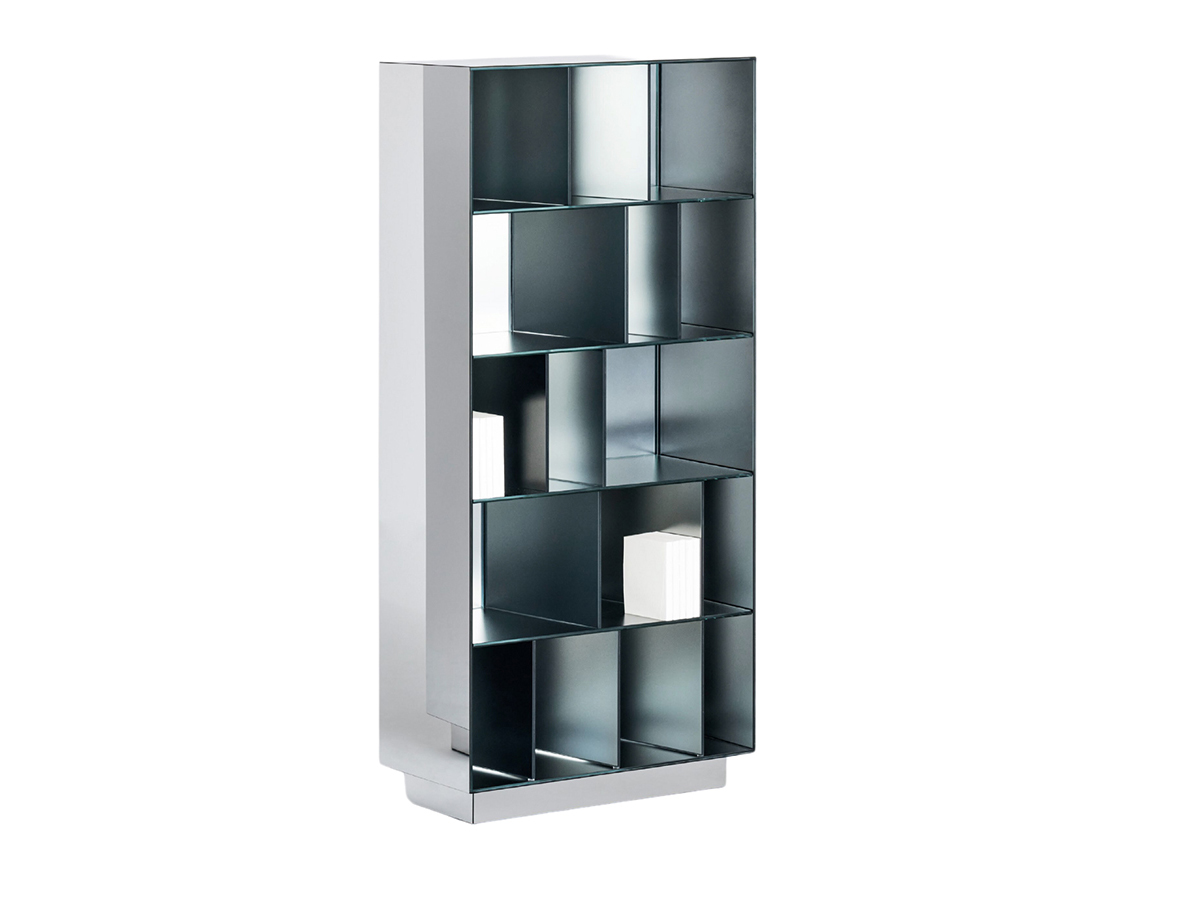 Glas Italia Obliquo Bookshelf High