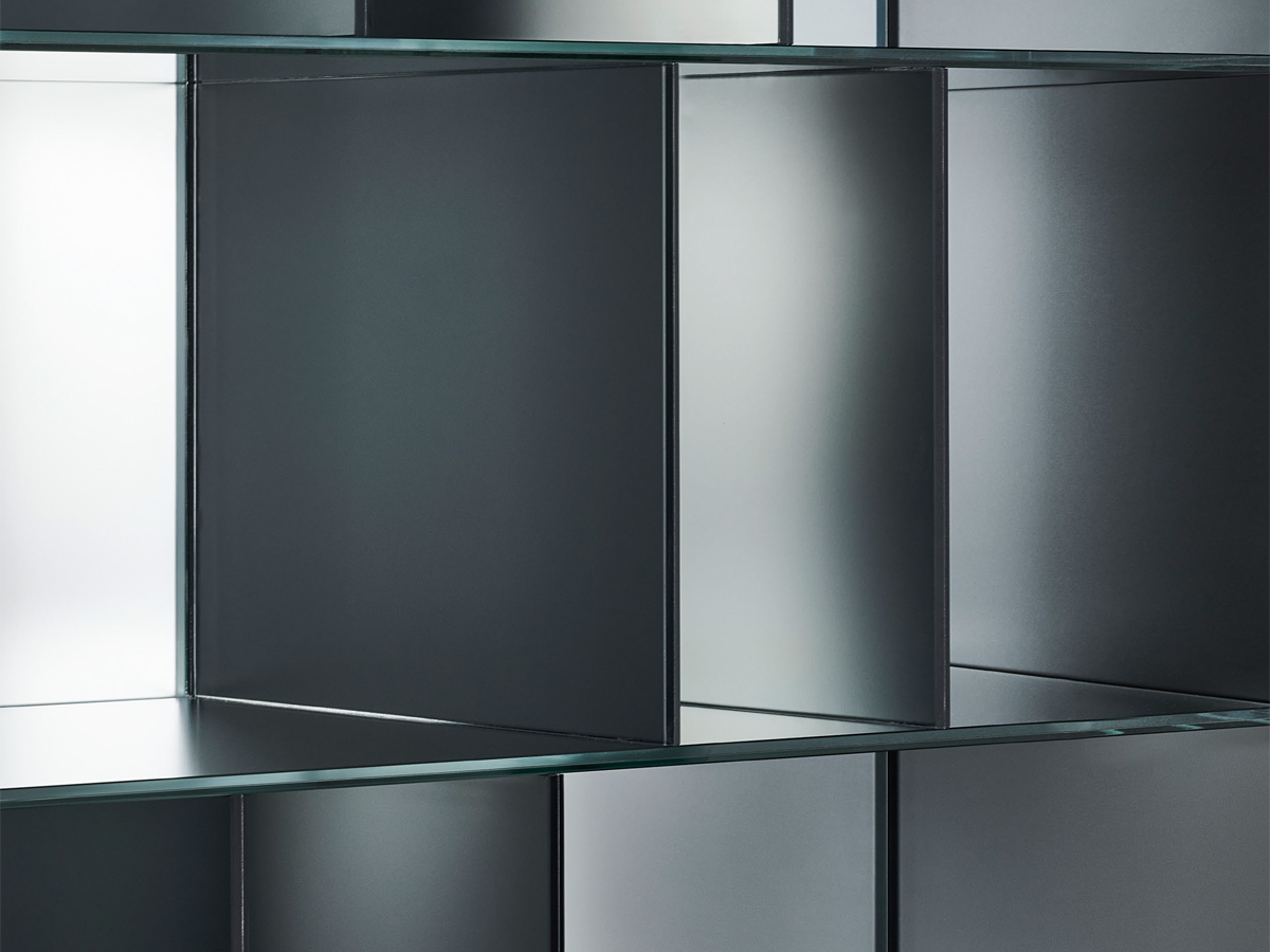 Glas Italia Obliquo Bookshelf High