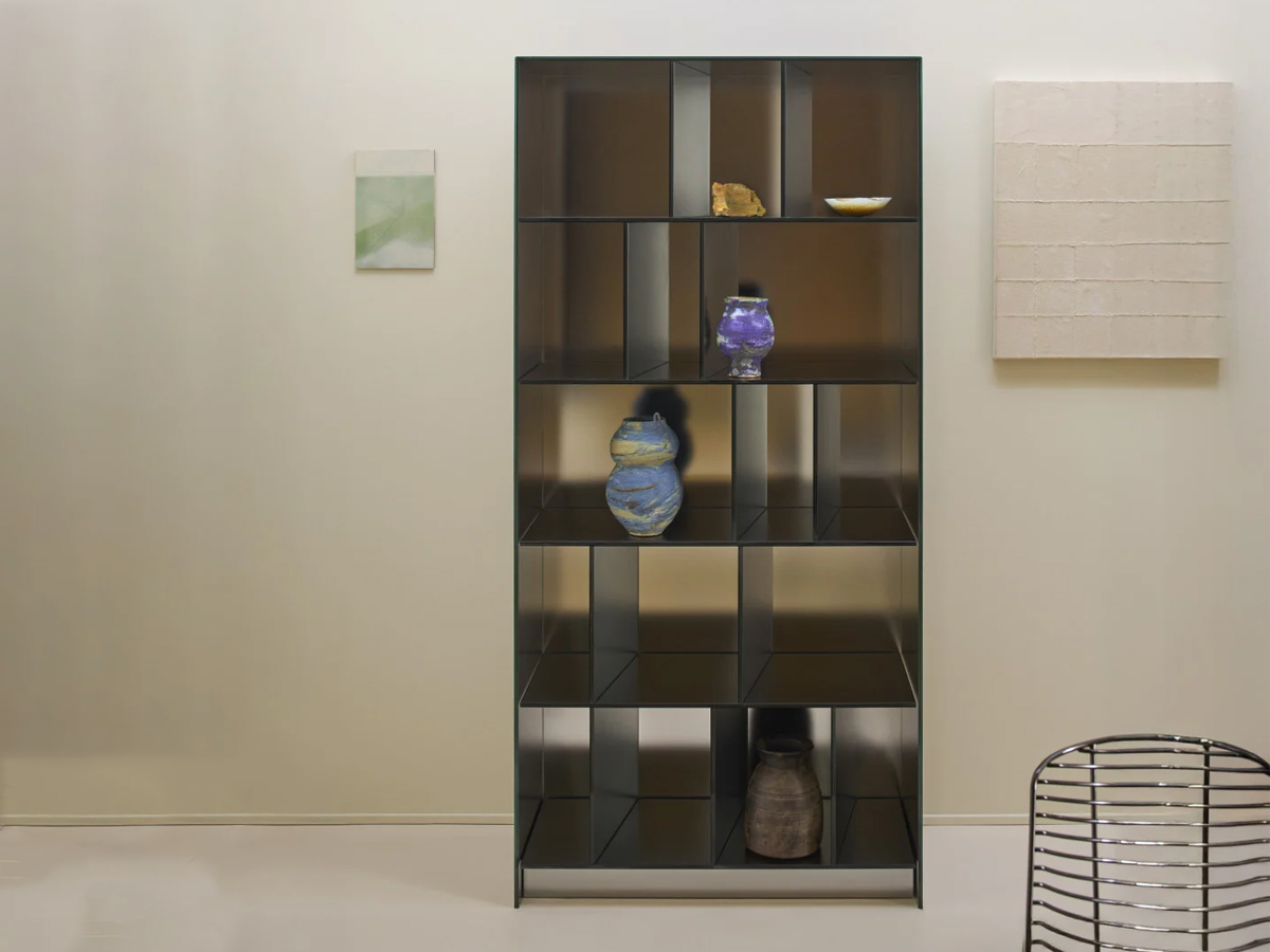 Glas Italia Obliquo Bookshelf High