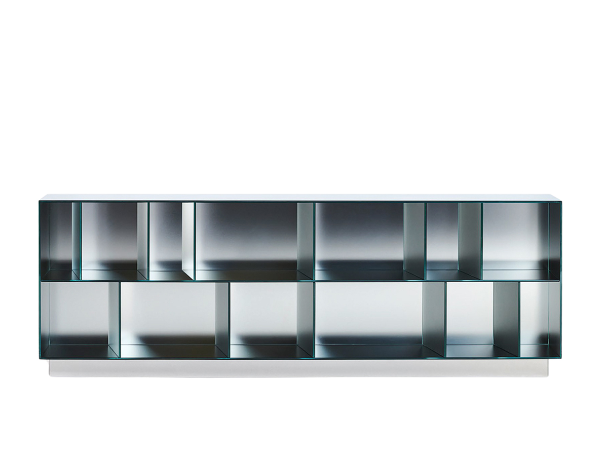 Glas Italia Obliquo Bookshelf Low