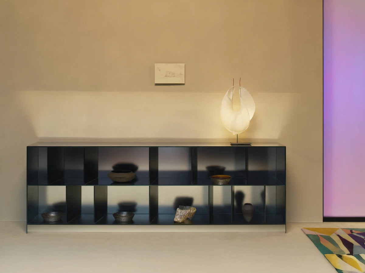 Glas Italia Obliquo Bookshelf Low