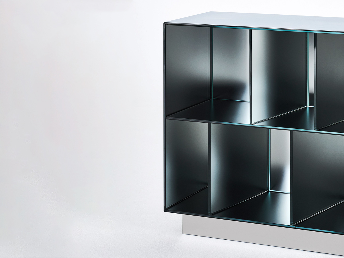 Glas Italia Obliquo Bookshelf Low