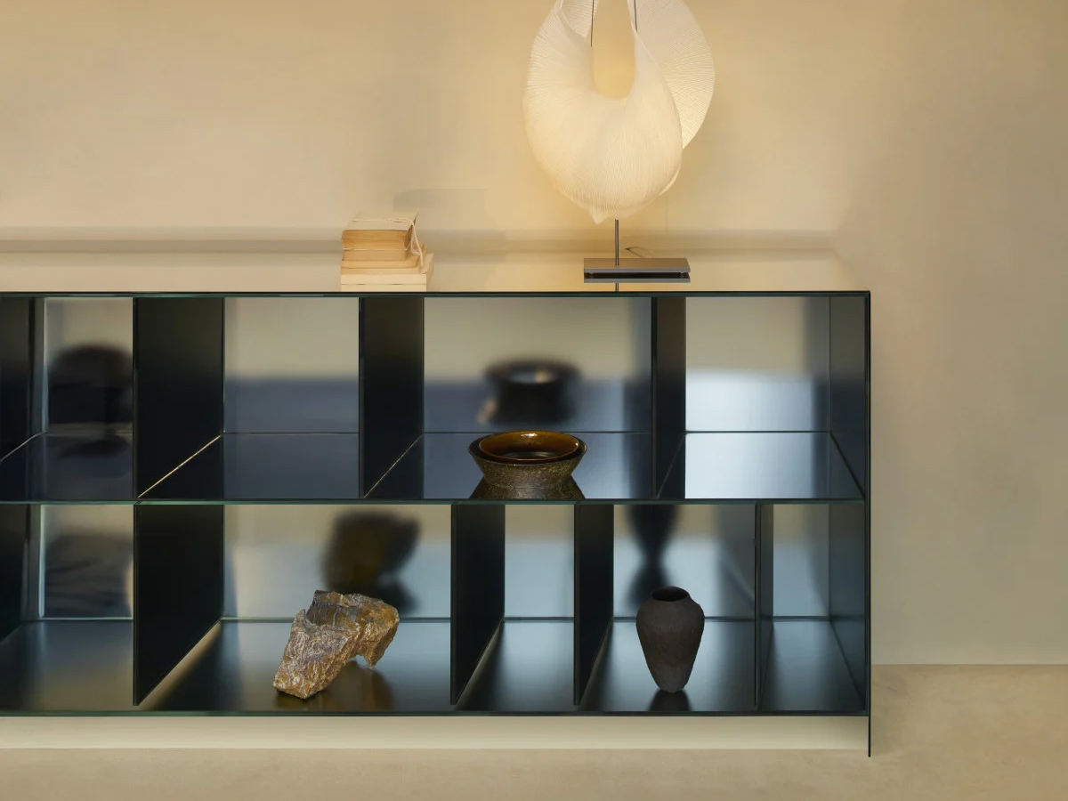 Glas Italia Obliquo Bookshelf Low