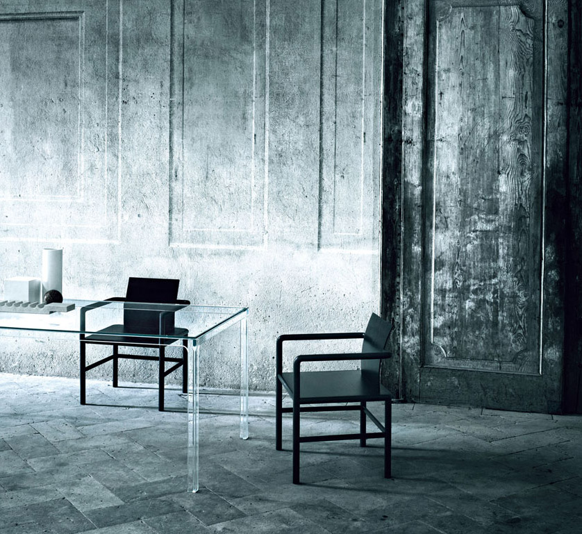 Glas Italia Oscar Square Table