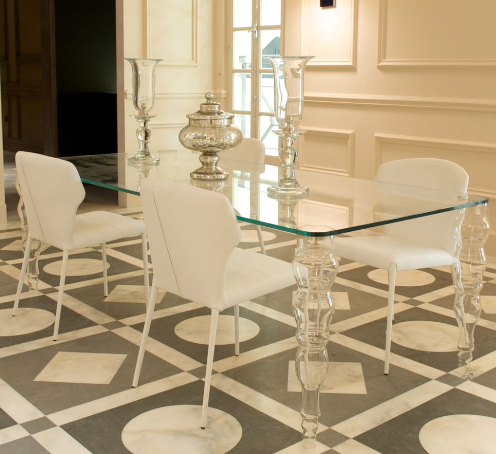 Glas Italia Post Modern Rectangular Table