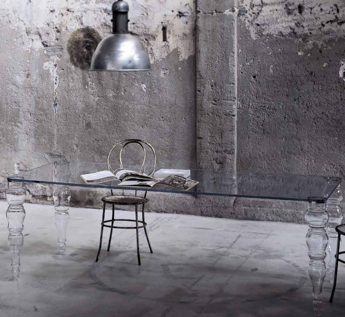 Glas Italia Post Modern Rectangular Table
