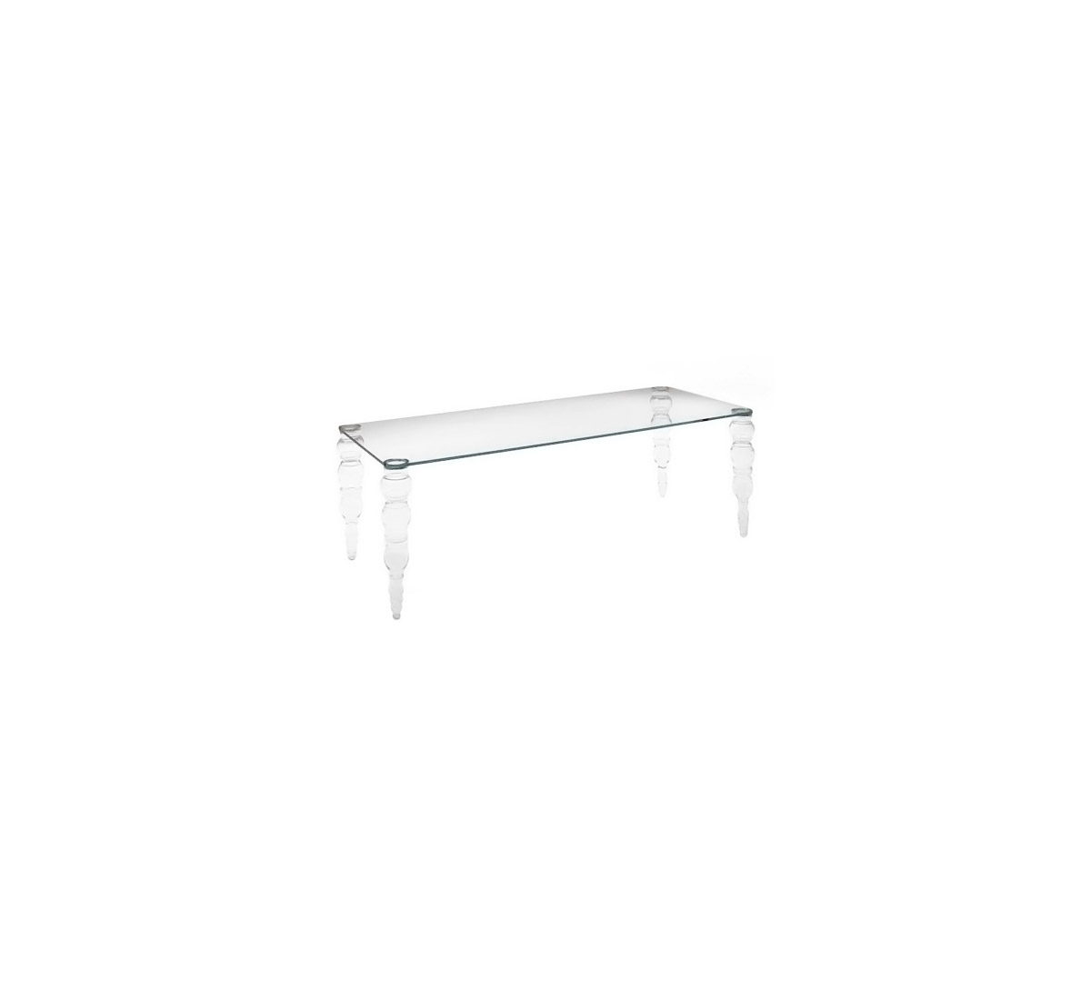 Glas Italia Post Modern Rectangular Table