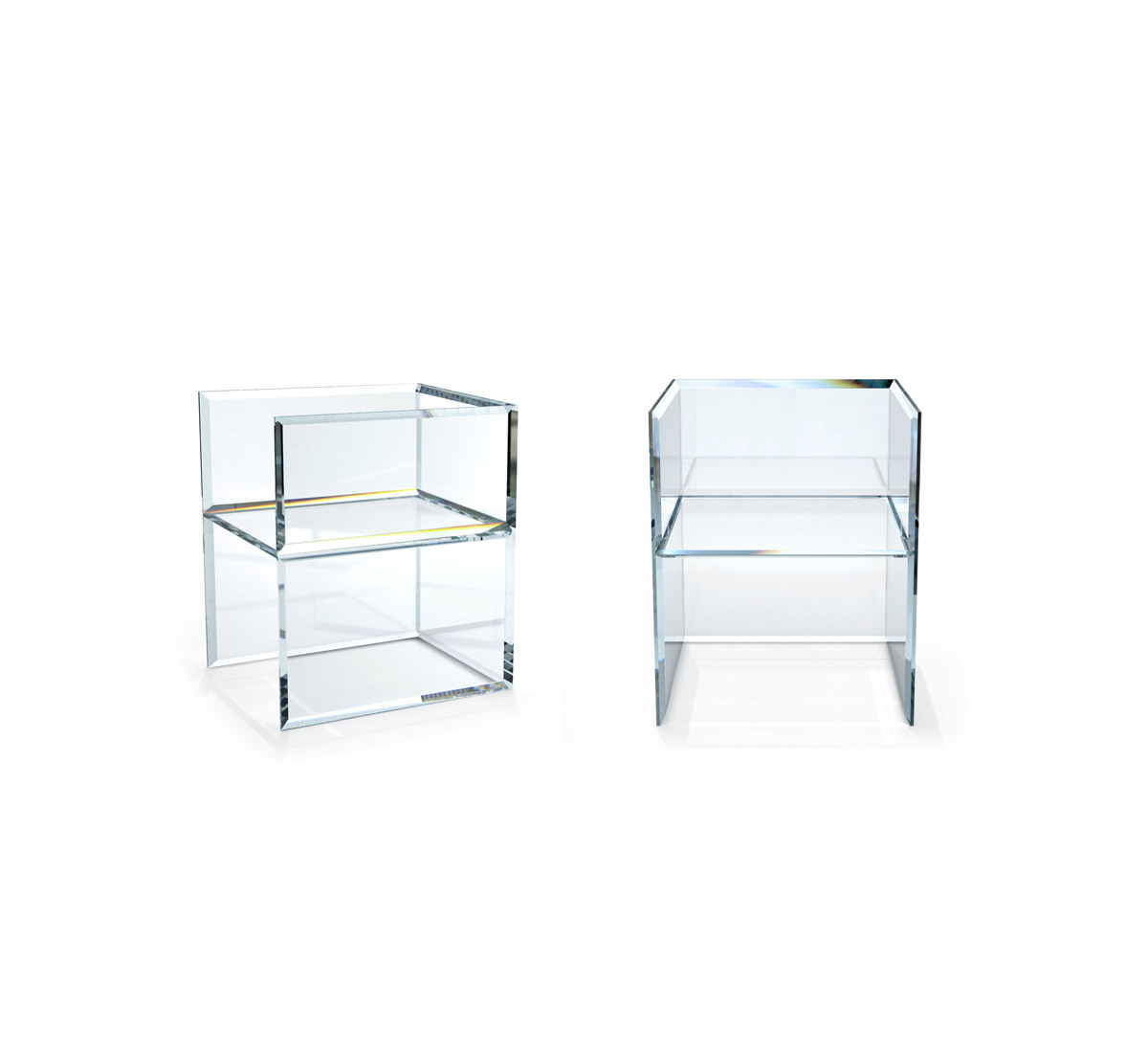 Glas Italia Prism Glass Chair