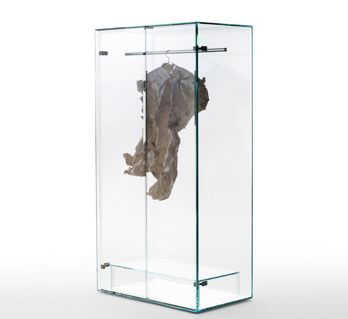 Glas Italia Prism Glass Wardrobe
