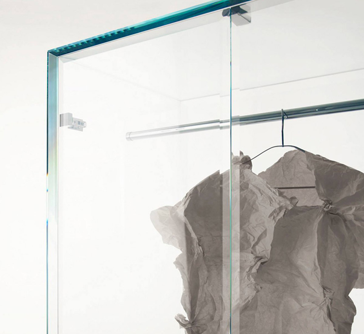 Glas Italia Prism Glass Wardrobe