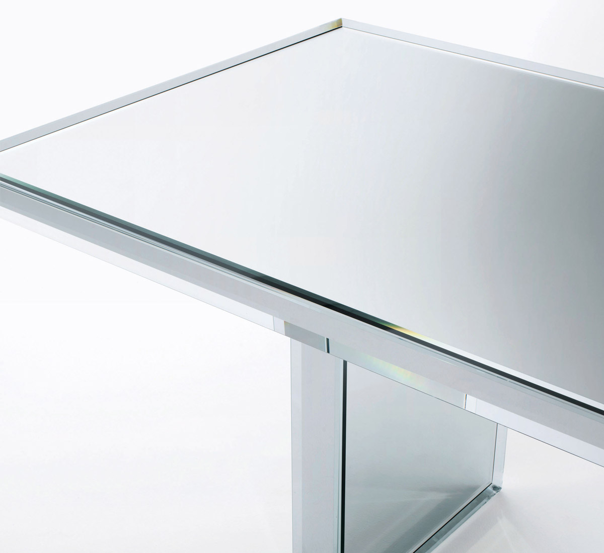Glas Italia Prism Mirror Table
