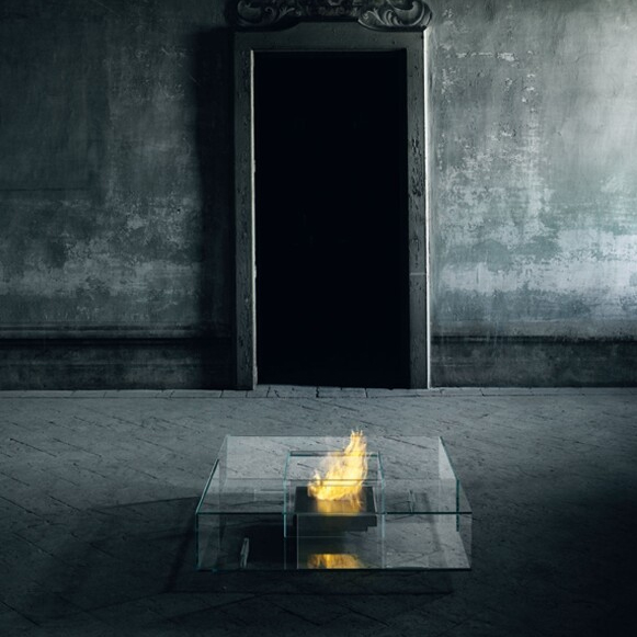 Glas Italia Seasons Table With Burner