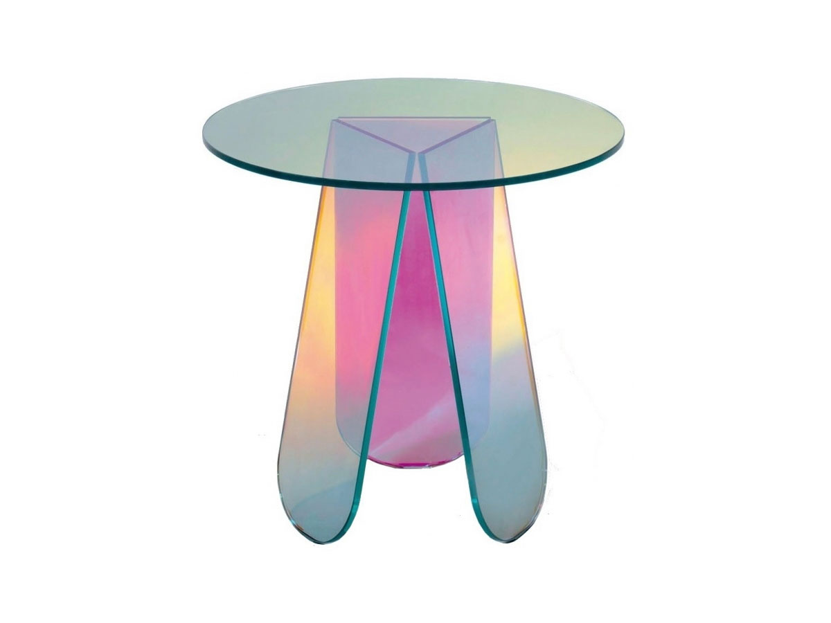 Журнальный столик Glas Italia Shimmer, Ø 52 см · SHI01