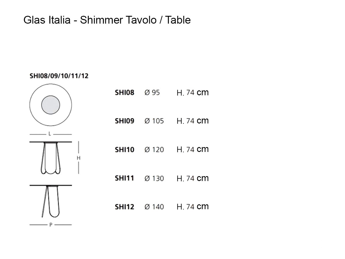 Glas Italia Shimmer Table