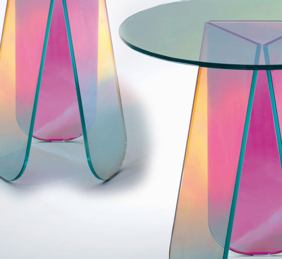 Glas Italia Shimmer Coffee Table