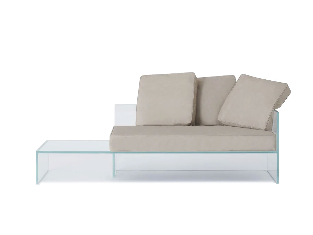 Glas Italia Tete A Tete Sofa With Side Table