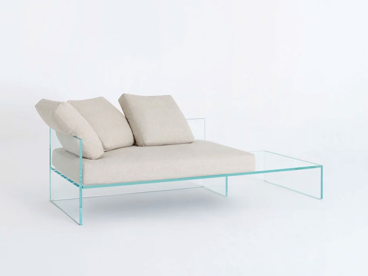 Glas Italia Tete A Tete Sofa With Side Table