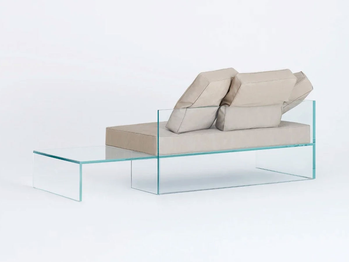 Glas Italia Tete A Tete Sofa With Side Table