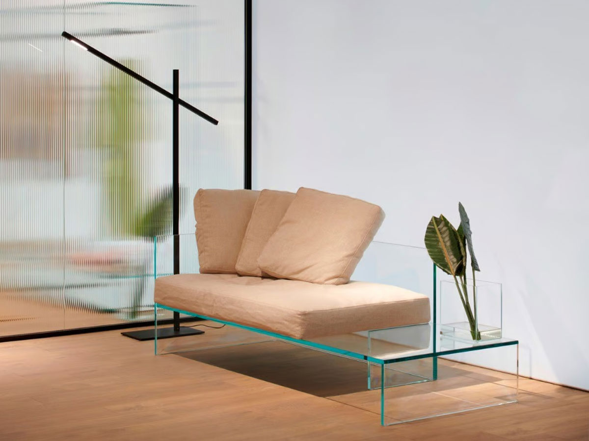 Glas Italia Tete A Tete Sofa With Side Table