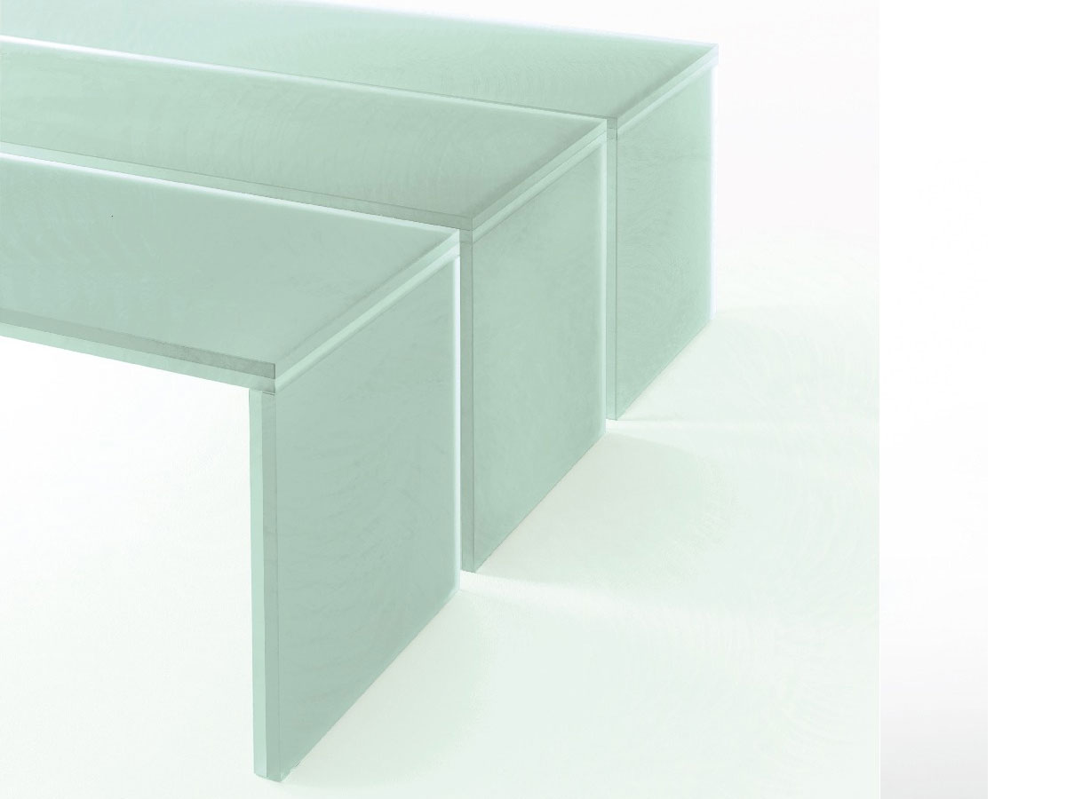 Glas Italia Triennale Bench Crystal