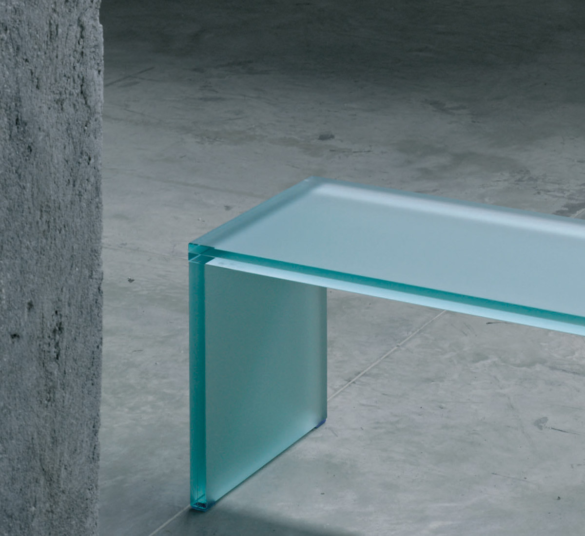 Glas Italia Triennale Bench Crystal