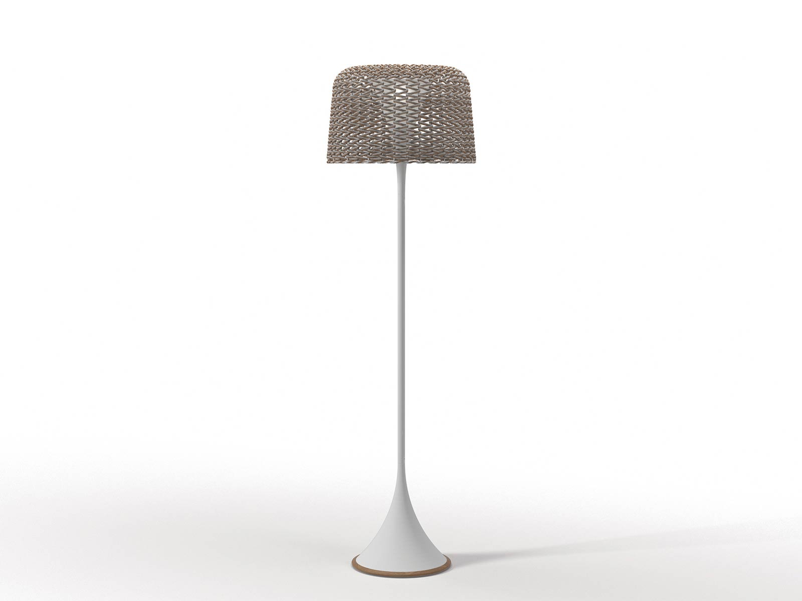 Gloster Ambient Mesh Tall Lantern Outdoor Floor Lamp