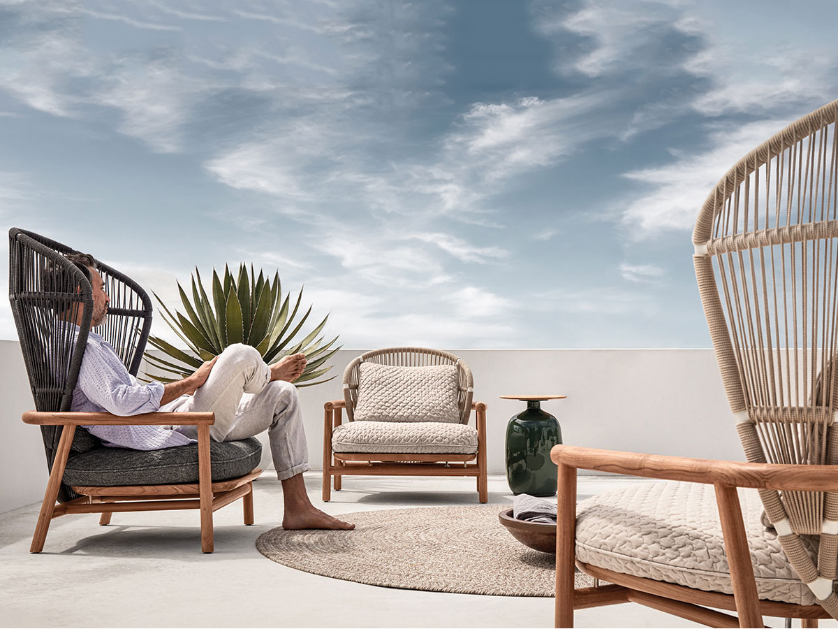 Gloster Fern High Back Lounge Chair