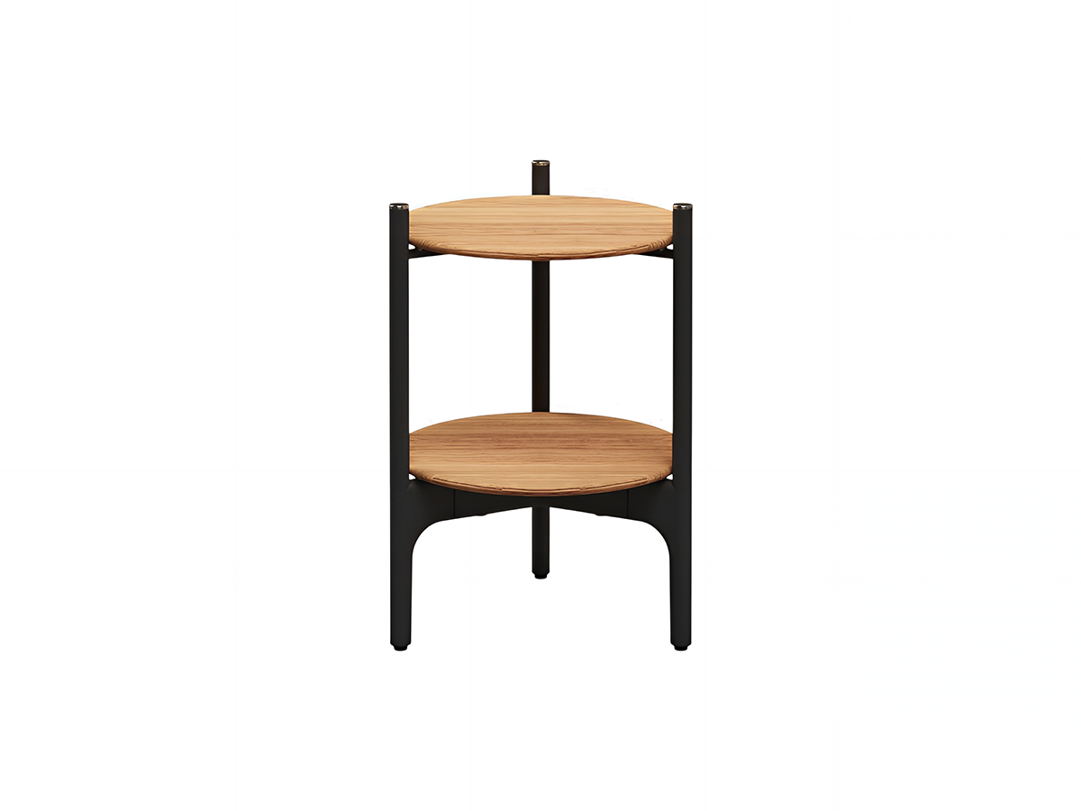 Gloster Grand Sail Side Table Teak Top