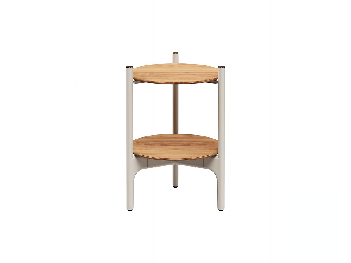 Gloster Grand Sail Side Table Teak Top