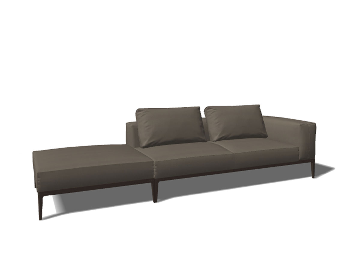 Gloster Grid Sofa Composition Grade B0203 Blend Latte