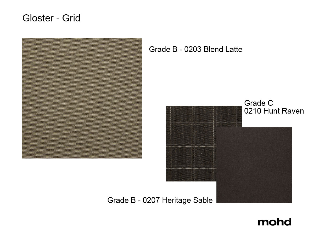 Gloster Grid Sofa Composition Grade B0203 Blend Latte