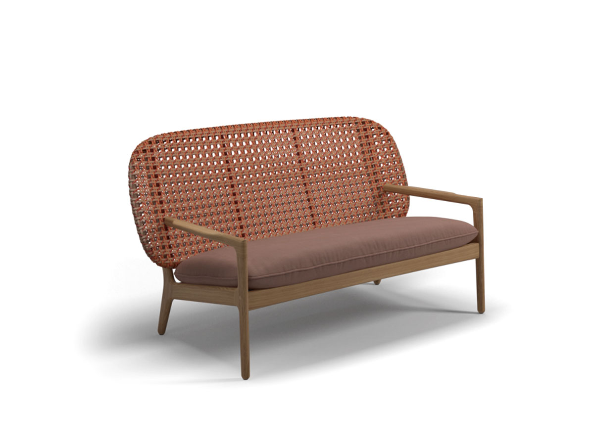 Gloster Kay Outdoor Low Back Sofa