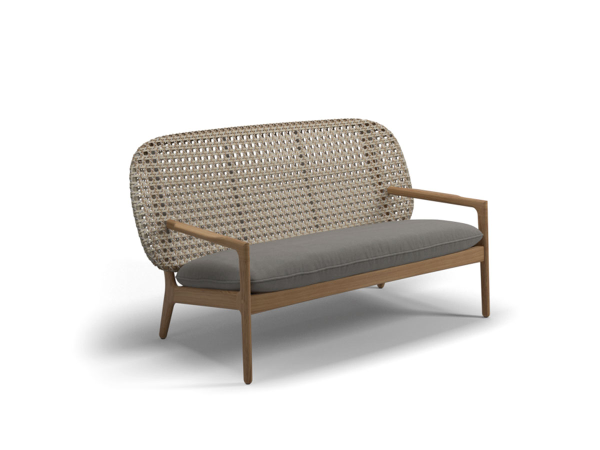 Gloster Kay Outdoor Low Back Sofa