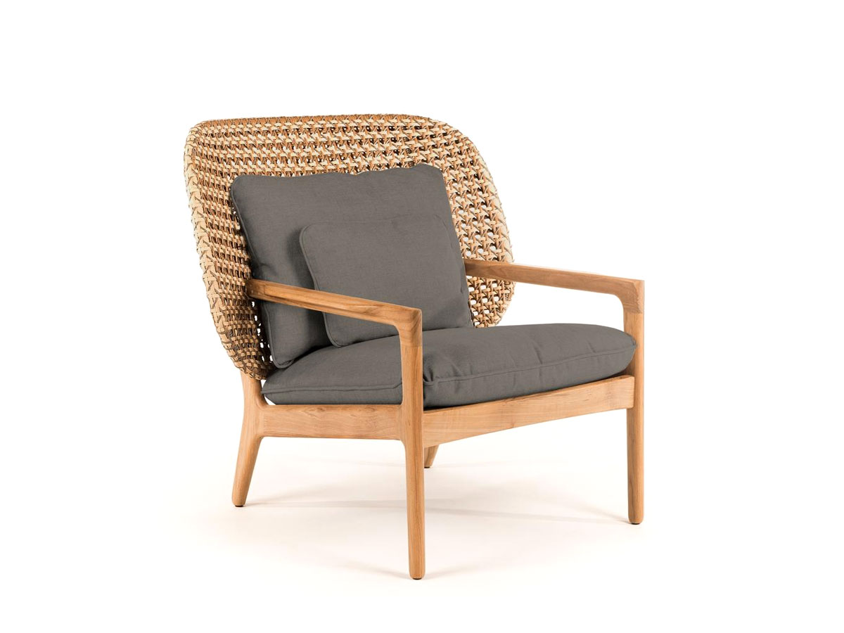 Gloster Kay Low Back Lounge Chair Harvrestfife Platinum