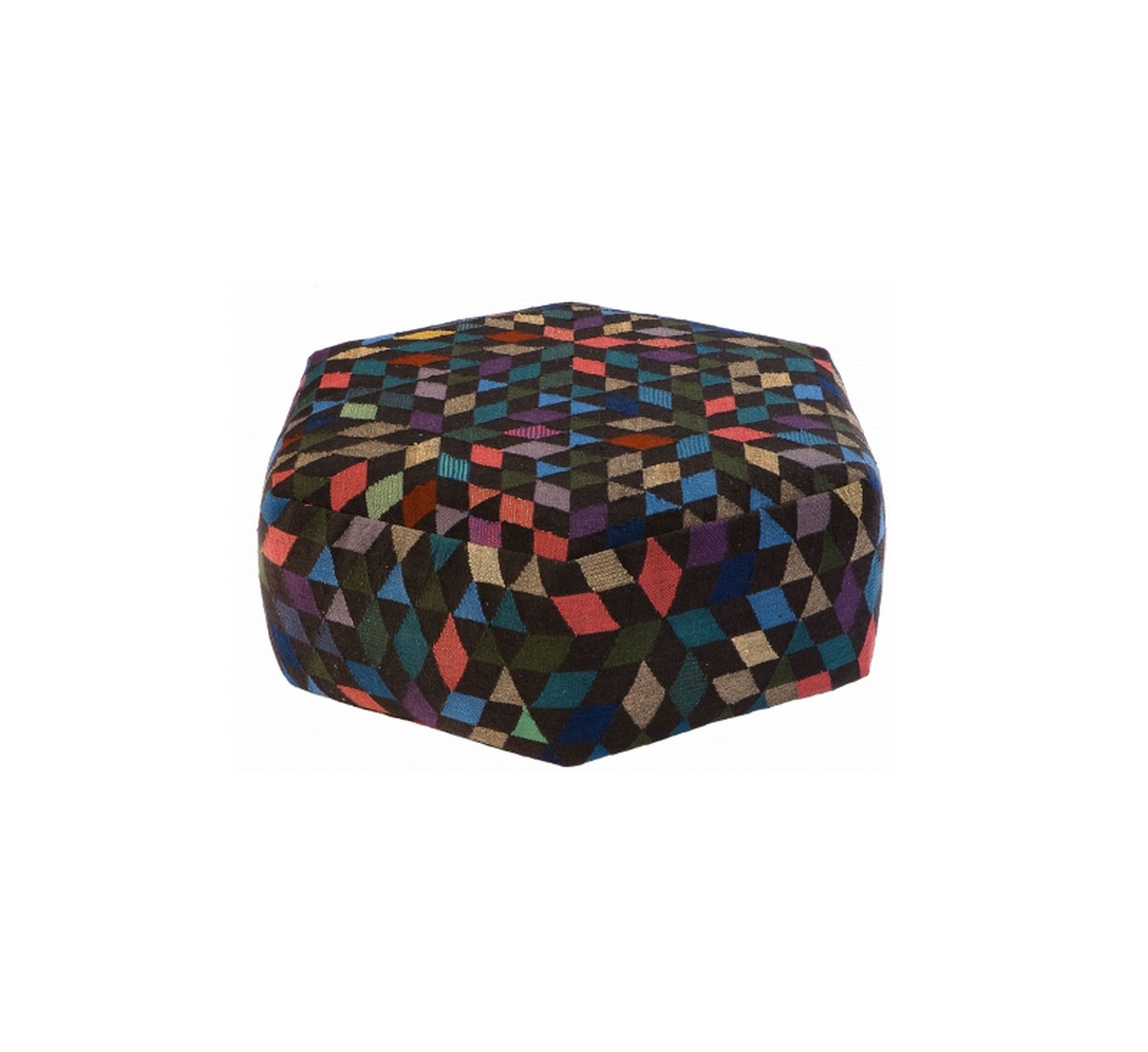 Golran Diamond Black Pouf Eng