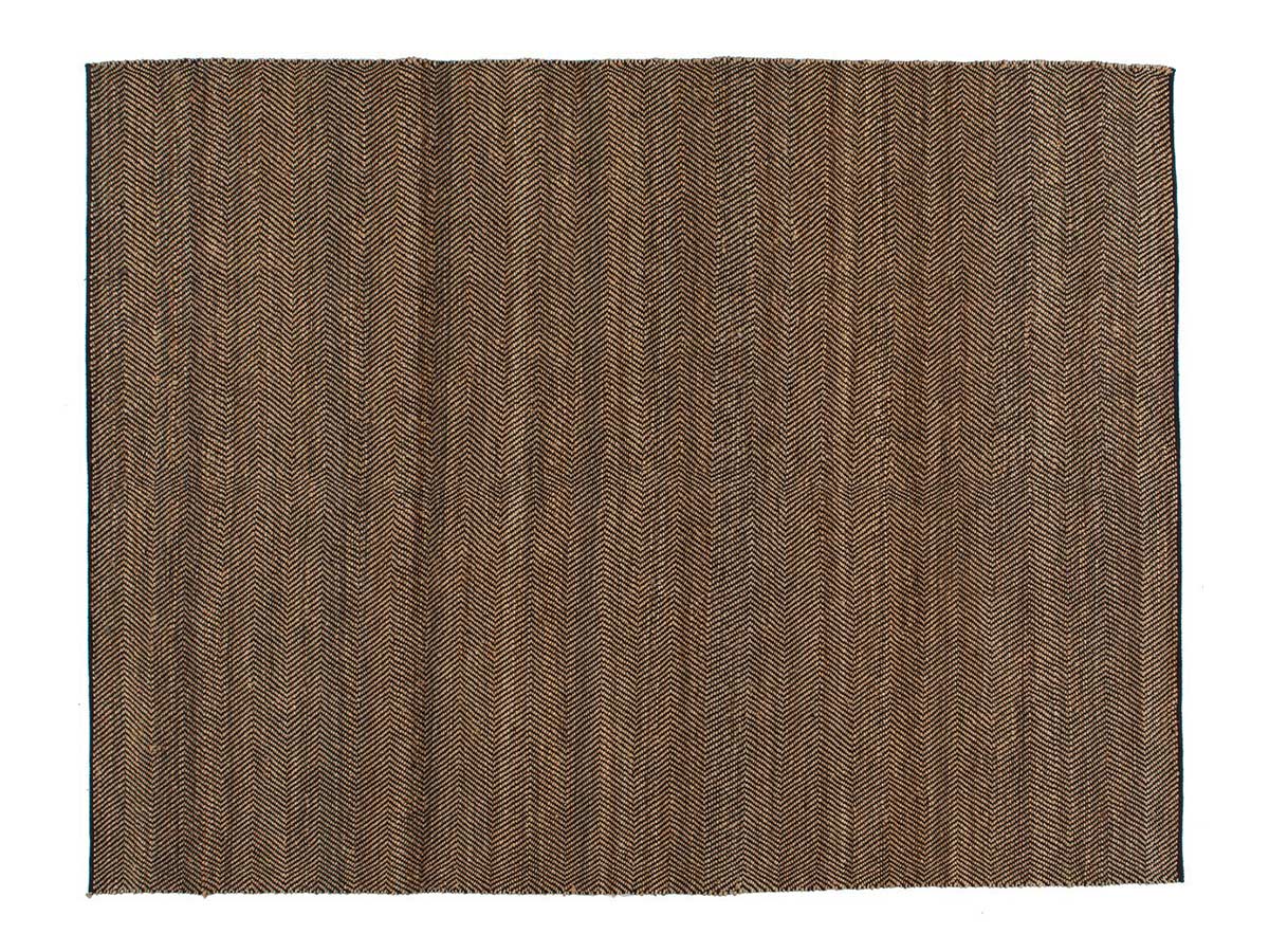 Golran Fishbon Jute Rug Dark