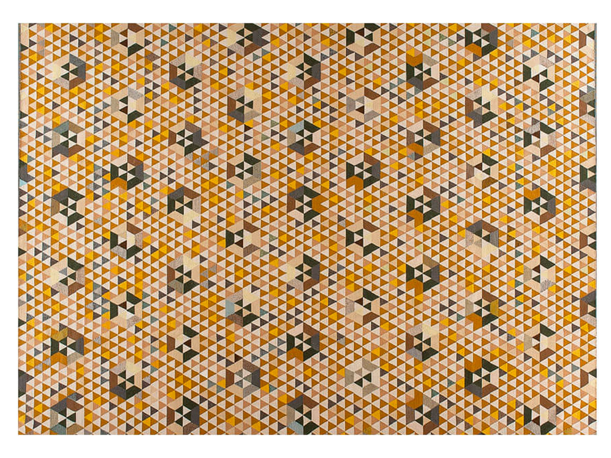 Golran Trianglehex Sweet Gold Rug