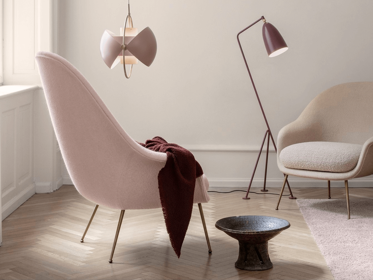Gubi Bat Lounge Chair High Back