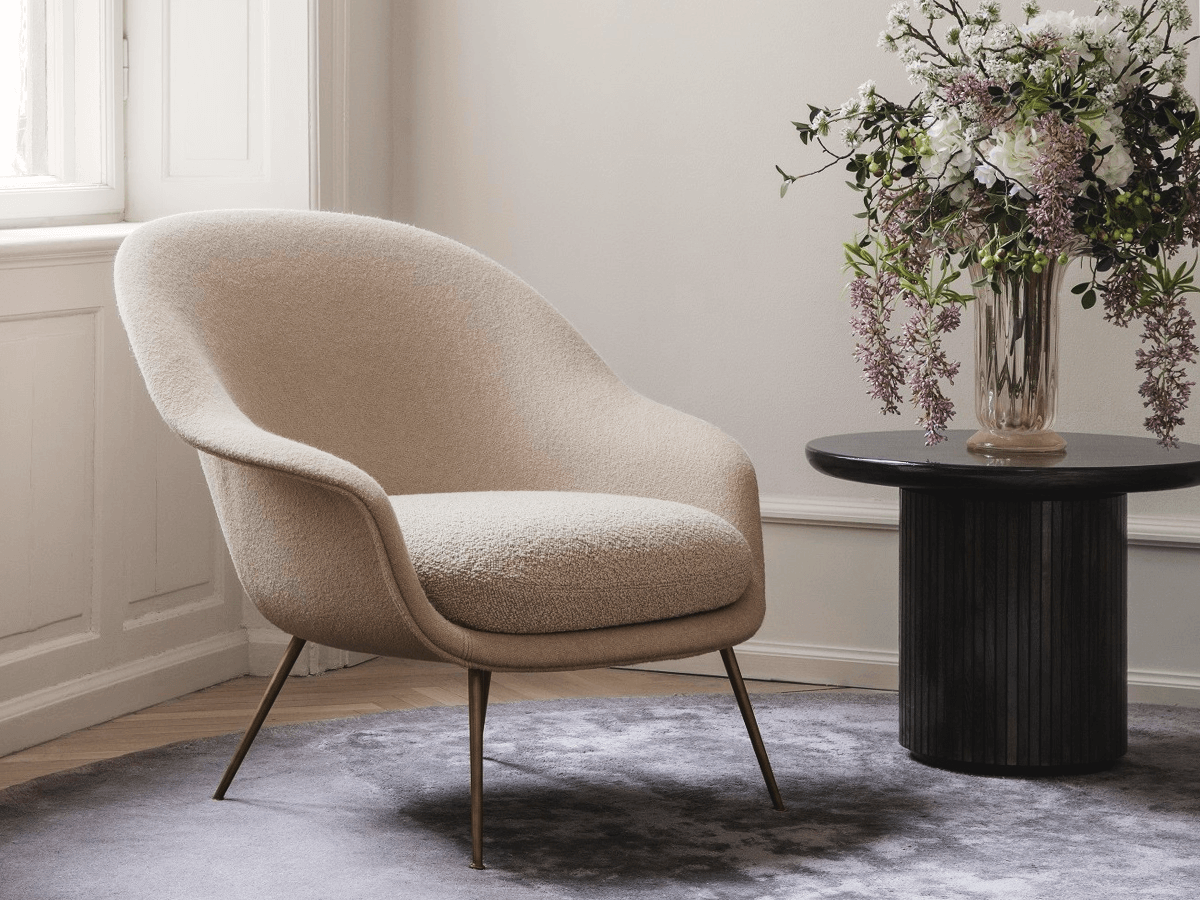Gubi Bat Lounge Chair Low Back