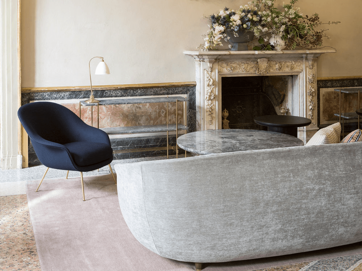 Gubi Bat Lounge Chair Low Back