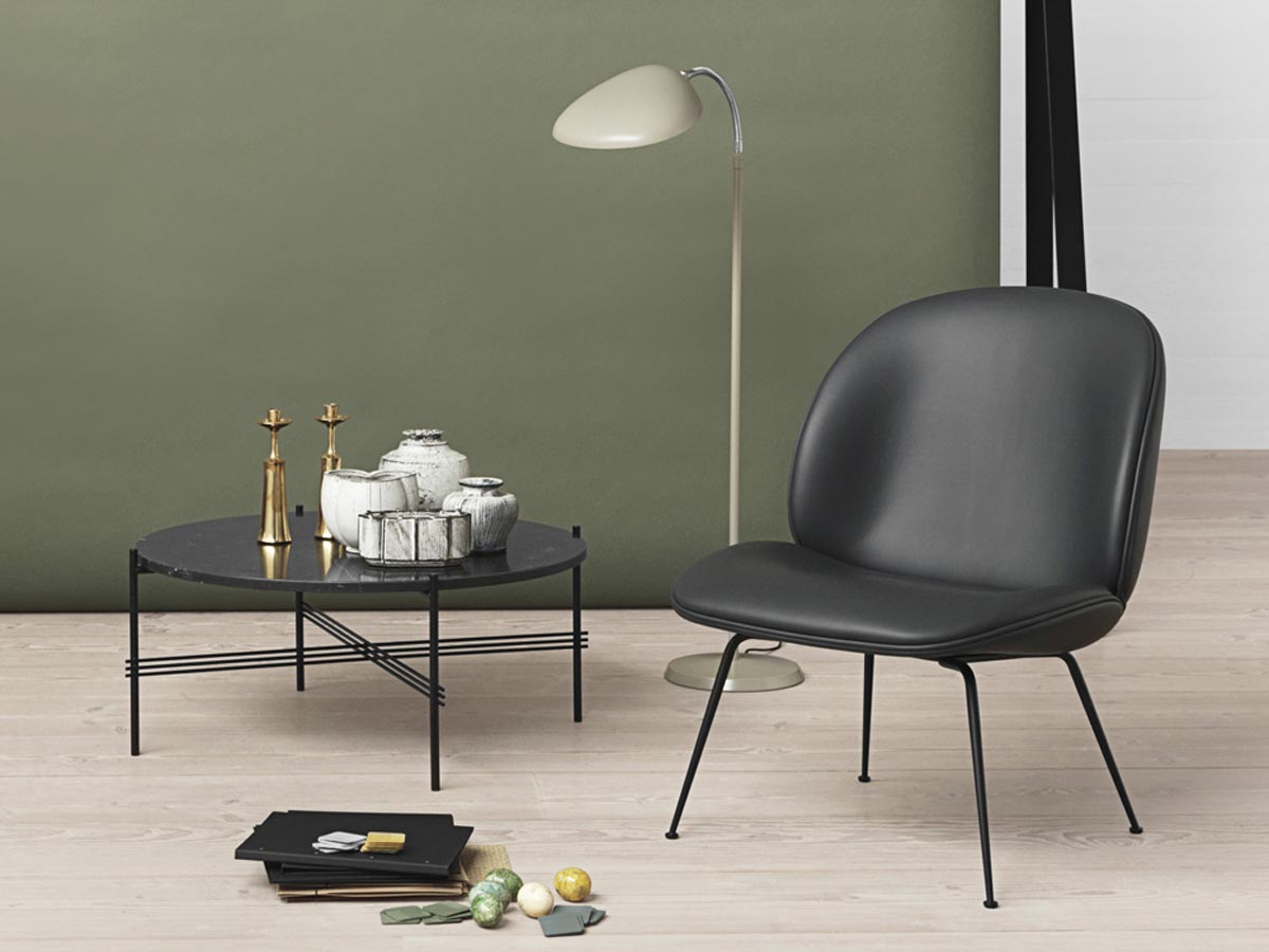 Gubi Beetle Lounge Chair Conic Base