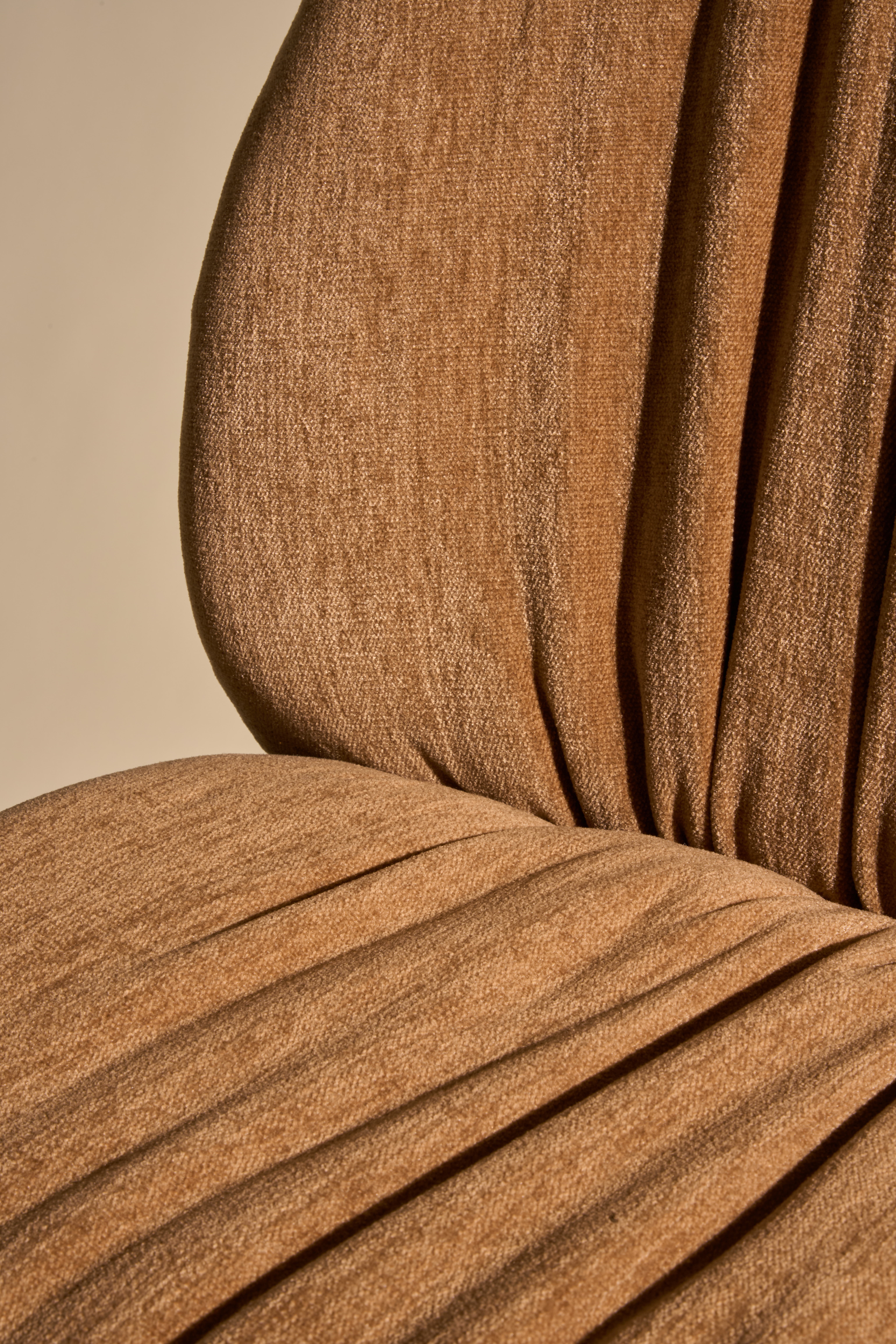 Gubi Beetle Soft Dining Chair Fully Upholstered Wood Base